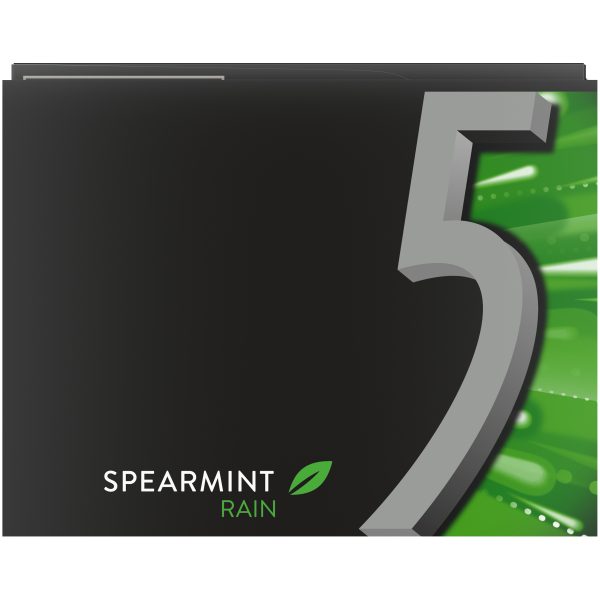 5 Gum Spearmint Rain 10ct