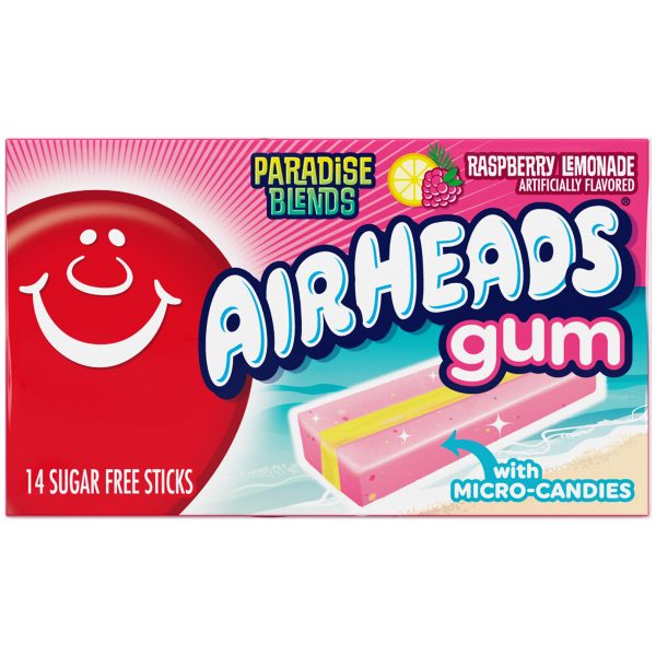 AirHeads Gum Raspberry Lemonade 12ct