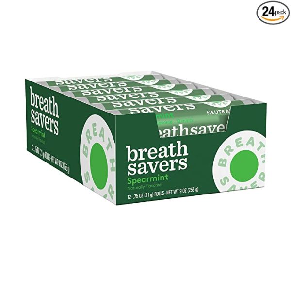 Breath Savers Mints Spearmint 24ct