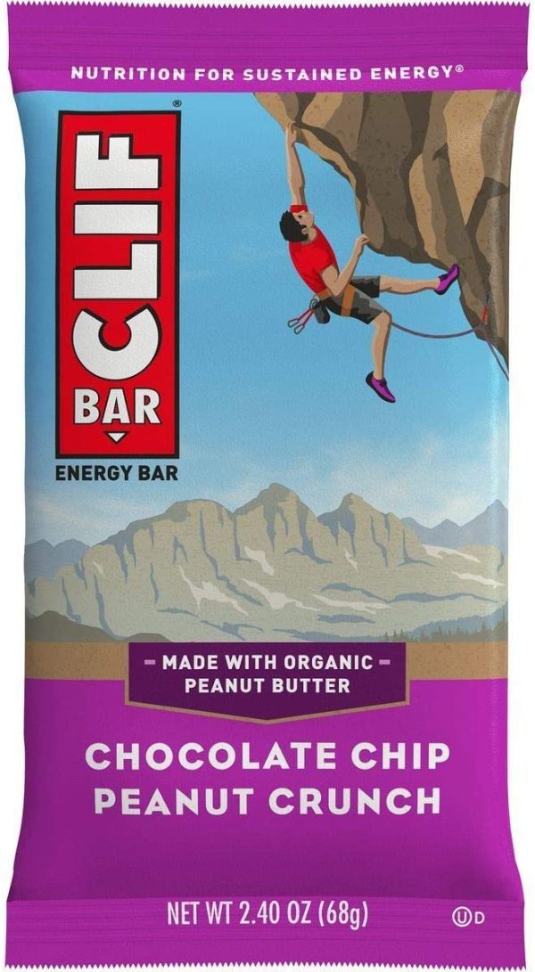 CLIF Bar Chocolate Chip Peanut Crunch 12ct