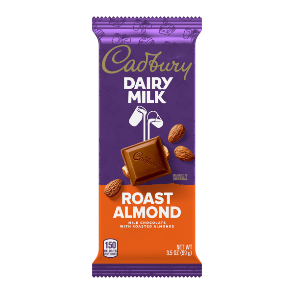 Cadbury Premium Bar Roast Almond 3.5oz 14ct