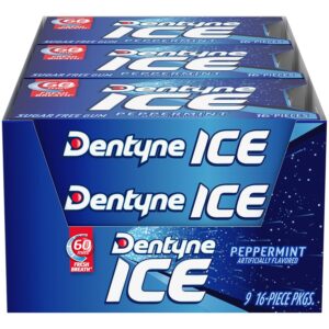 Dentyne ICE Peppermint Gum 9ct