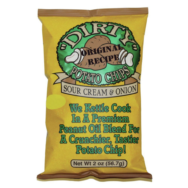 Dirty Chips Sour Cream & Onion 2oz 25ct