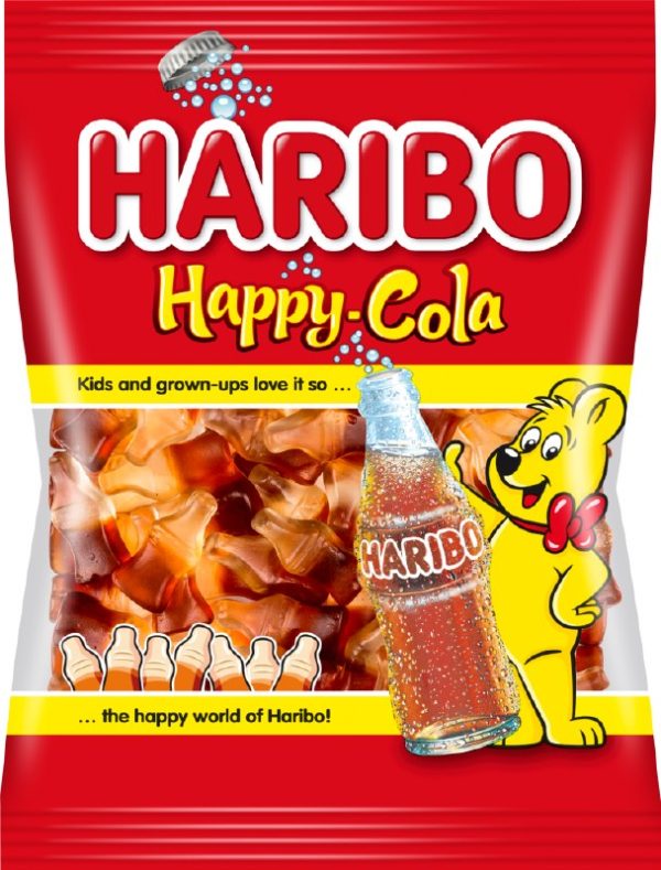 Haribo Happy Cola Peg Bag 5oz 12ct