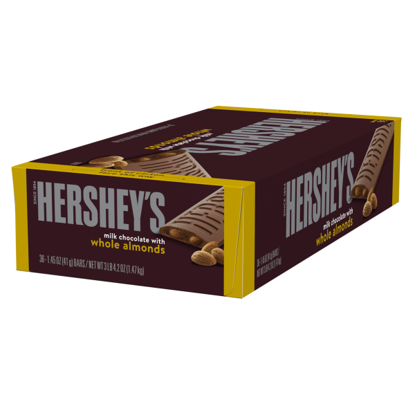 Hershey's Milk Chocolate Almond Bar 36ct