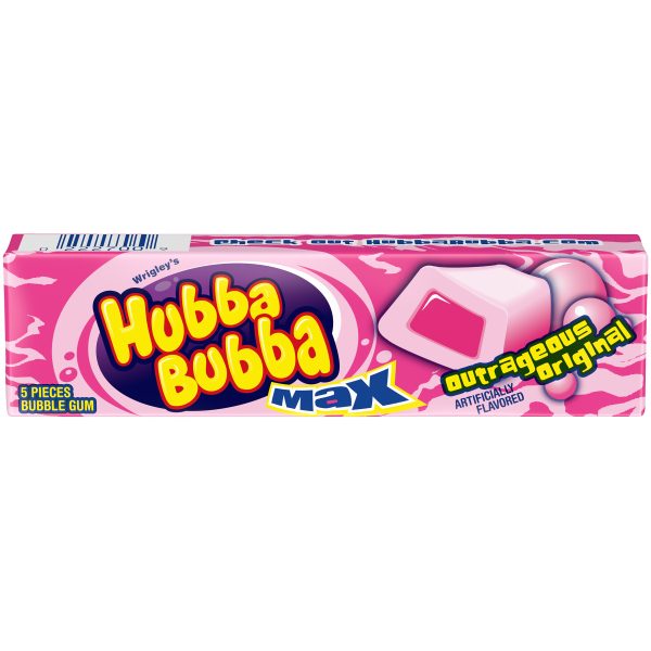 Hubba Bubba Max 5pc Gum Original 18ct