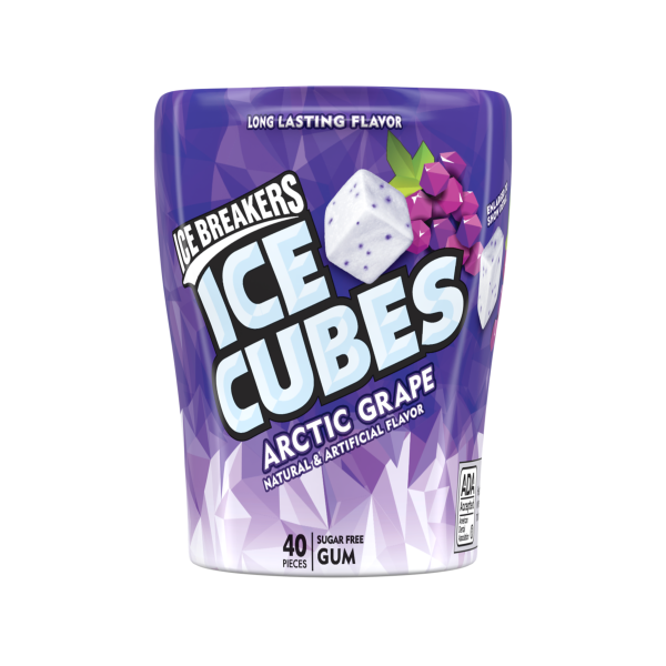 Ice Breakers Ice Cubes Arctic Grape Bottle 4ct