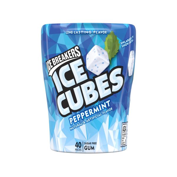 Ice Breakers Ice Cubes Peppermint Bottle 6ct