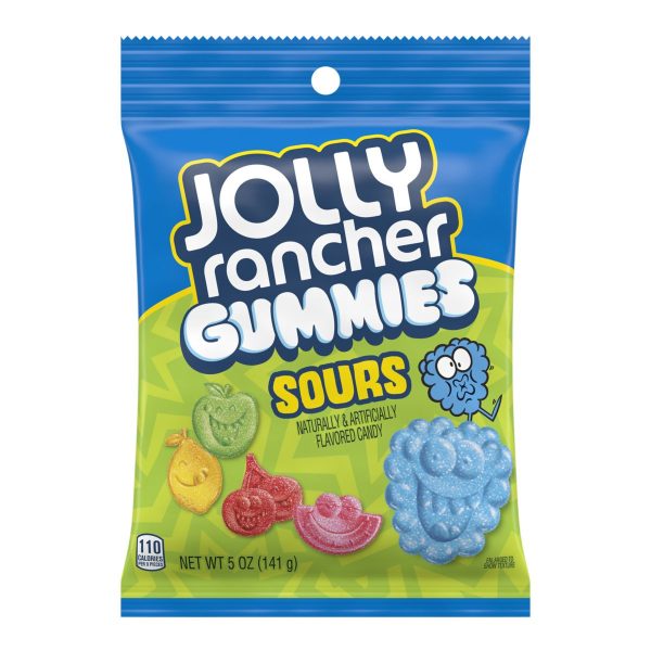 Jolly Rancher Gummies Sours Peg Bag 12ct