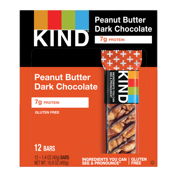 KIND Bar Peanut Butter Dark Chocolate 12ct