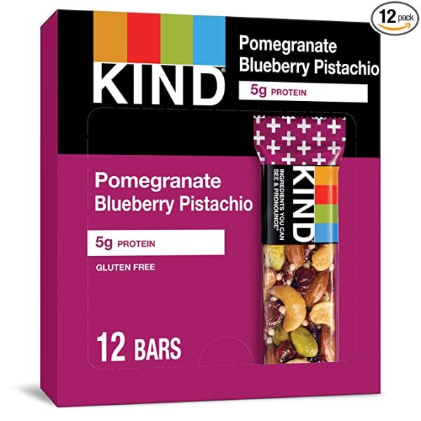 KIND Bar Pomegranate Blueberry Pistachio 12ct