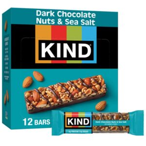 KIND Bar Dark Chocolate Nuts & Sea Salt 12ct