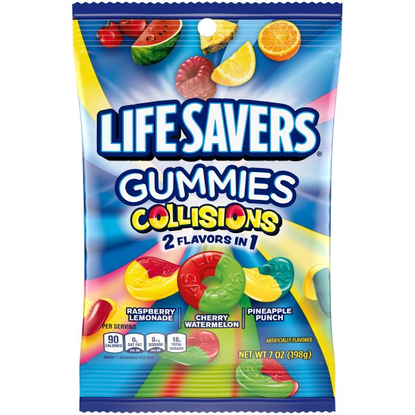 Lifesavers Gummies Collisions Peg Bag 12ct