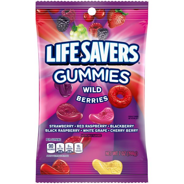 Lifesavers Gummies Wild Berries Peg Bag 12ct