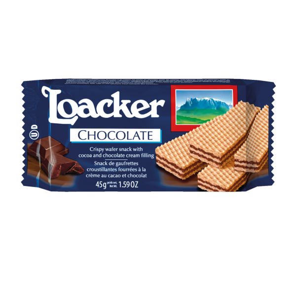 Loacker Wafers Chocolate 12ct