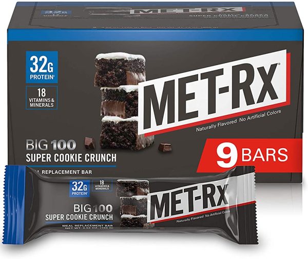 Met-RX Big 100 Super Cookie Crunch 9ct