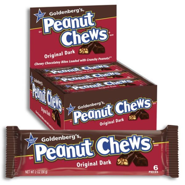 Goldenberg's Dark Chocolate Peanut Chews 24ct