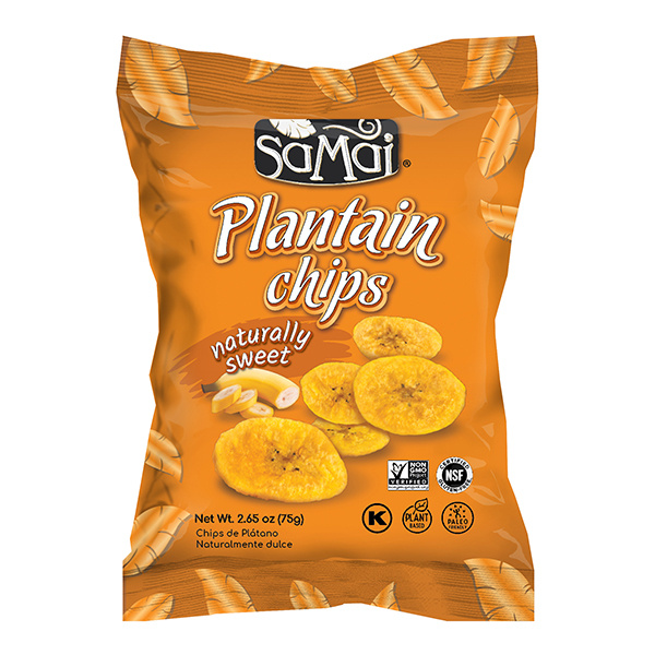 Samai Plantain Chips Sweet 2.65oz 15ct