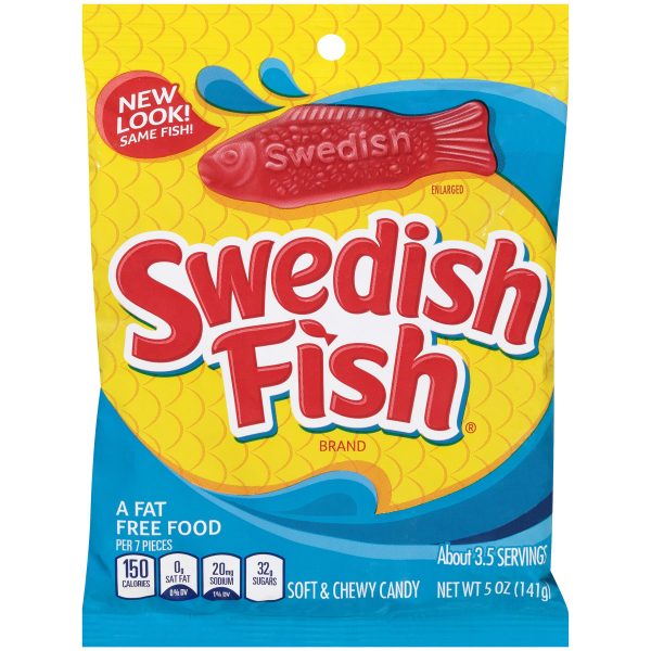 Swedish Fish Peg Bag 3.6oz 12ct