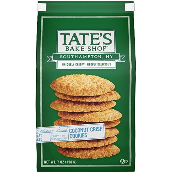 Tates Bake Shop Coconut Crisp Cookies 7oz 6ct