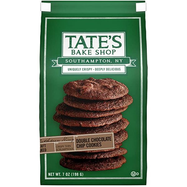 Tates Bake Shop Double Chocolate Chip Cookies 7oz 6ct