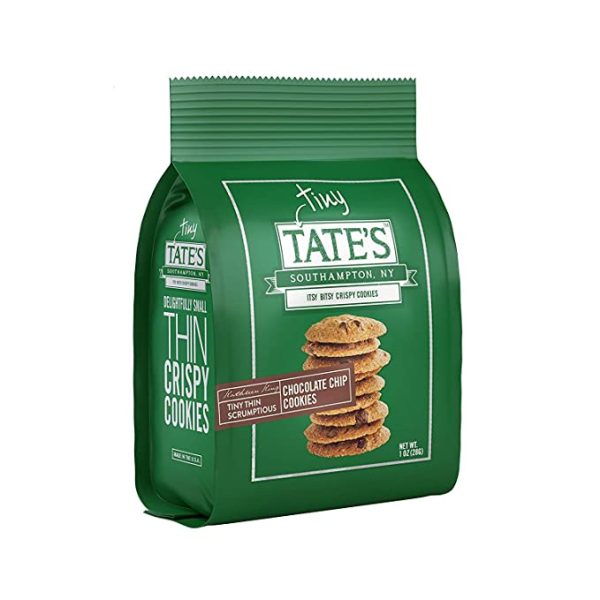 Tates Bake Shop Tiny Chocolate Chip Cookies 1oz 2-12ct Display Box