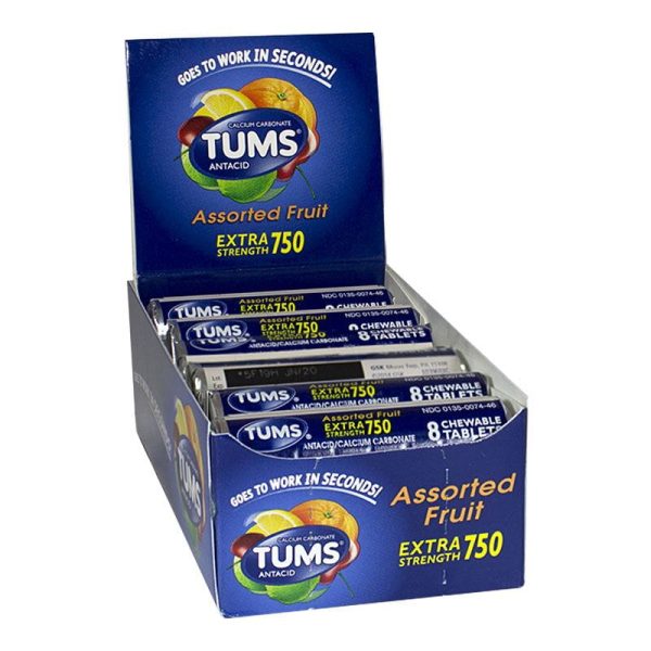 Tums Roll Assorted Fruit 12ct