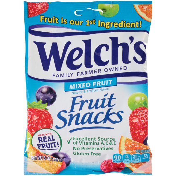 Welchs Fruit Snacks Mixed Fruit 5oz 12ct