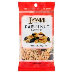 Bazzini Raisin Nut Party Mix 5.75oz 12ct