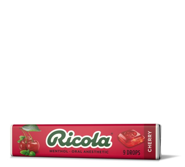 Ricola Cherry Cough Drop Sticks 20ct