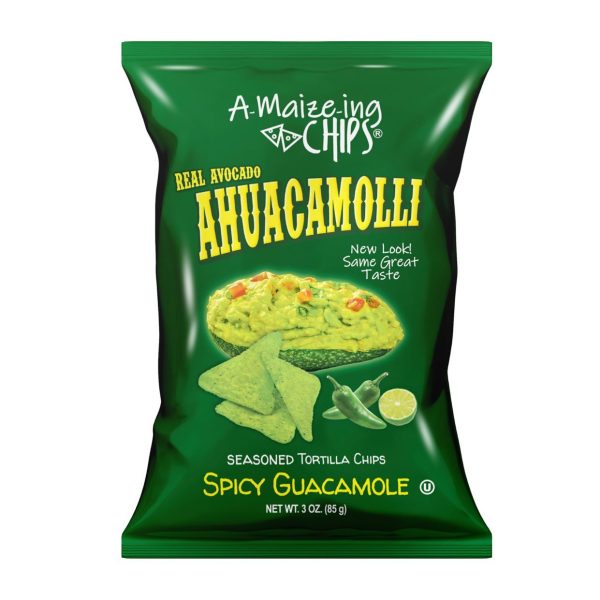 Amaizeing Chips Spicy Guacamole 3oz 24ct