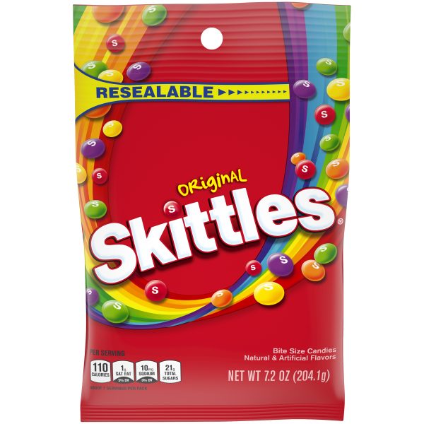 Skittles Original Peg Bag 7.2oz 12ct