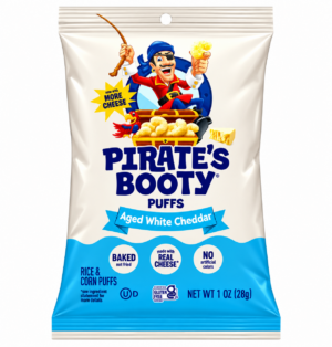 Pirates Booty Aged White Cheddar 1oz 24ct