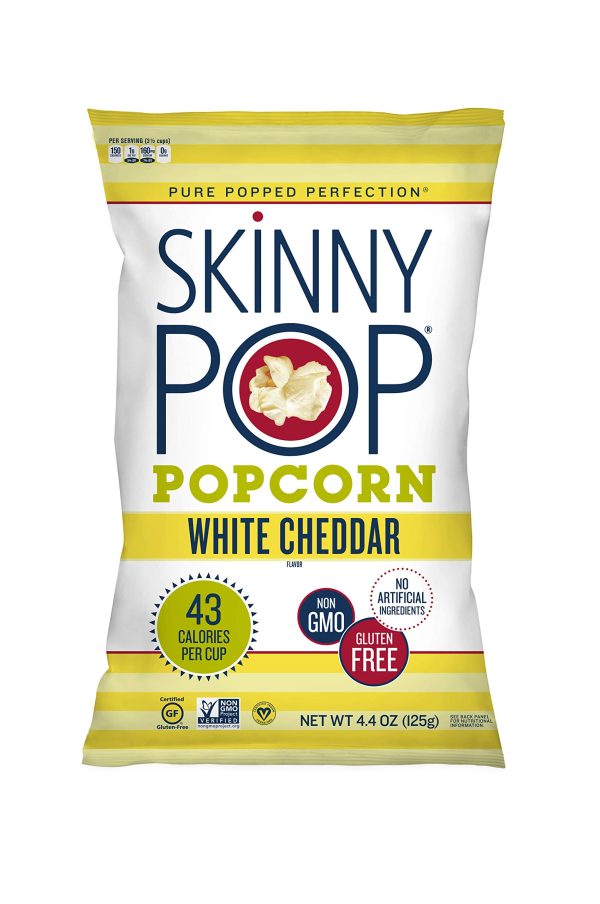 Skinny Pop White Cheddar 4.4oz 12ct