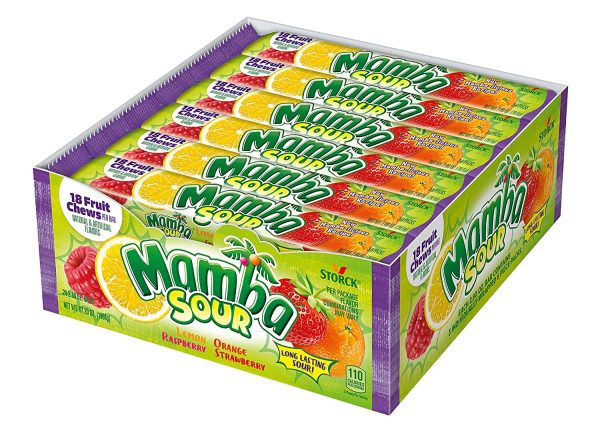 Mamba Sour Fruit Sticks 24ct