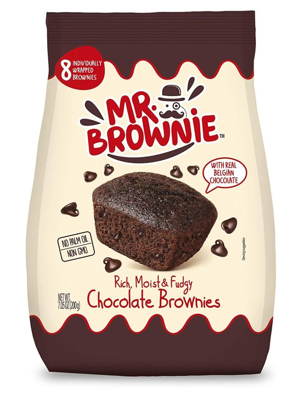 Mr. Brownie Chocolate Brownies 7oz Bag 12ct