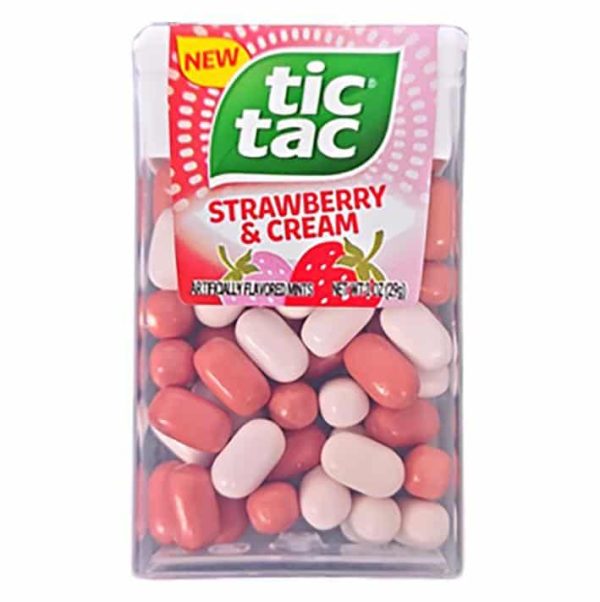 Tic Tac Strawberry & Cream 12ct