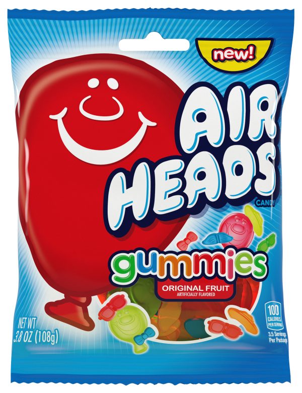 AirHeads Gummies Peg Bag 3.8oz 12ct