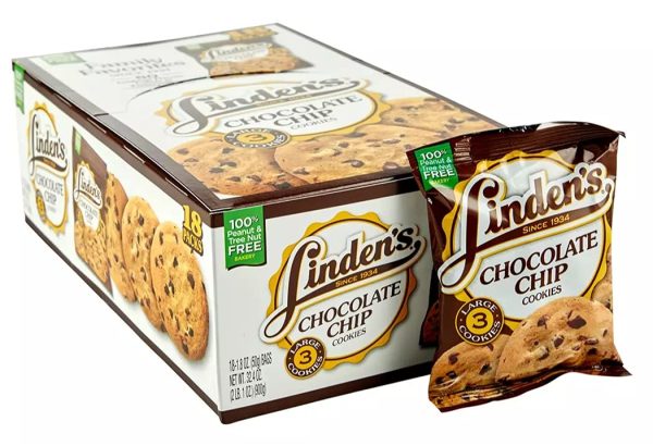 Lindens Chocolate Chip Cookies 18ct