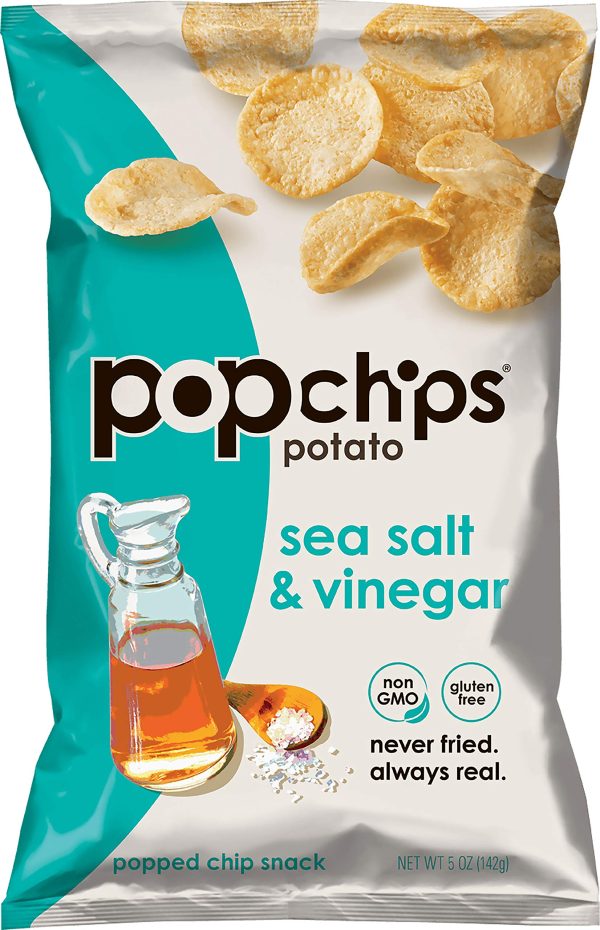 Pop Chips Salt & Vinegar 5oz 12ct