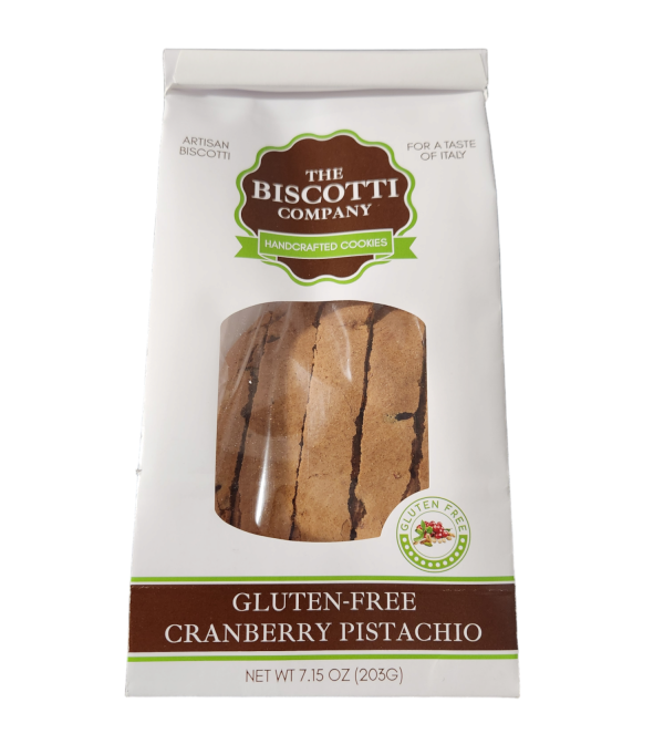 Biscotti Company Gluten Free Cranberry Pistachio Biscotti 7.15oz 12ct