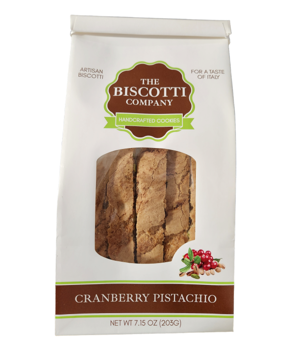 Biscotti Company Cranberry Pistachio Biscotti 7.15oz 12ct