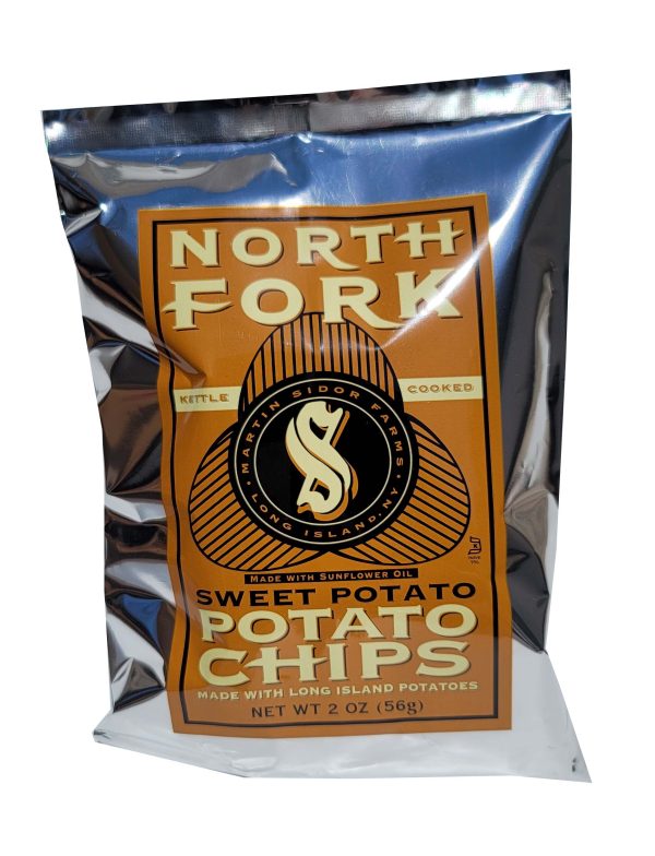 North Fork Potato Chips Sweet Potato 2oz 24ct