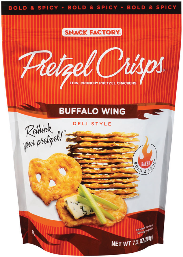 Pretzel Crisps Buffalo Wing 7.2oz 12ct