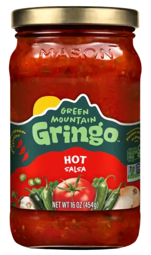 Green Mountain Gringo Hot Salsa 16oz 12ct