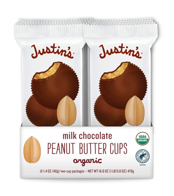 Justins Milk Chocolate Peanut Butter Cups 12ct