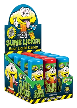 Toxic Waste Slime Licker 2.0 Blue Razz & Straw 2oz 12ct