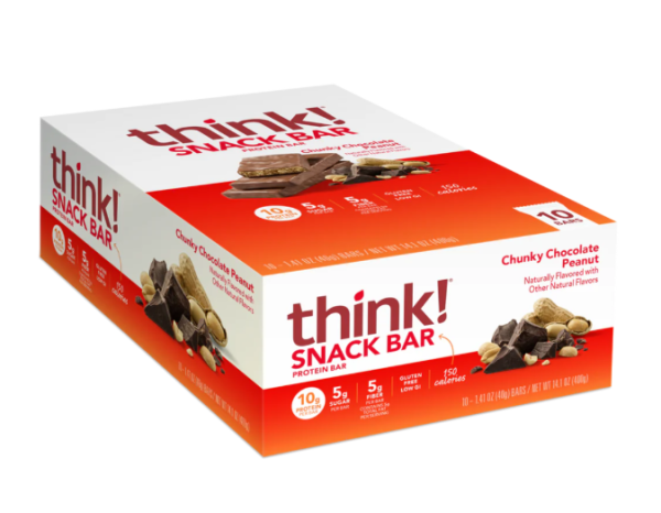 Think Thin Chunky Peanut Butter Protein Bar 2.1oz 10ct