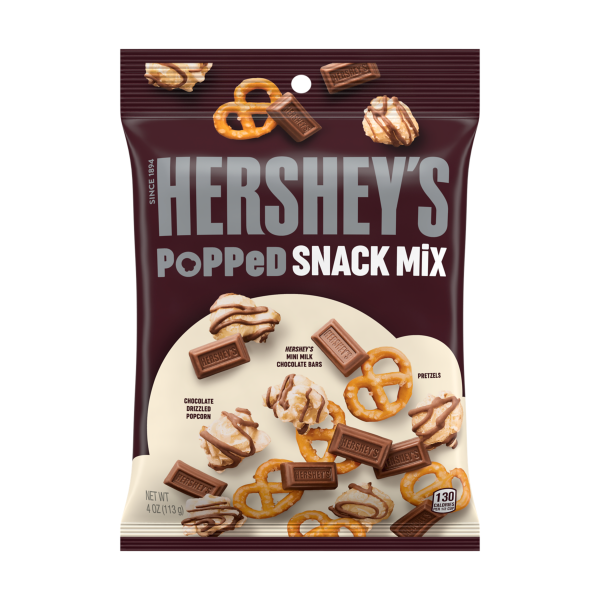 Hershey Popped Snack Mix 4oz 12ct