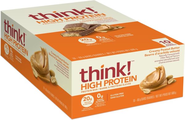 Think Thin Creamy Peanut Butter Protein Bar 2.1oz 10ct